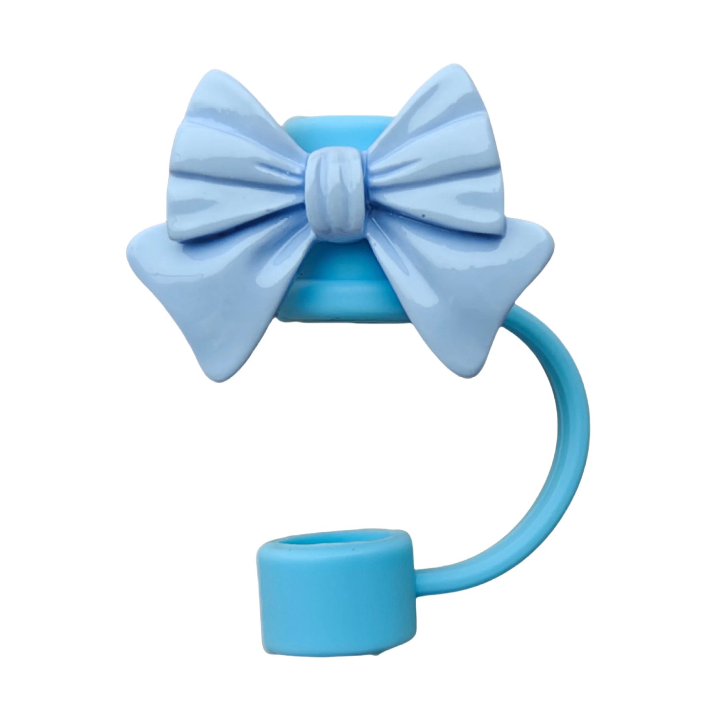 Cute Bow Straw Cup,8mm/10mm Silicone Reusable Suction Pipe Dust Plug Compatible for Stanley Cup Tumbler Straw Topper Accessories