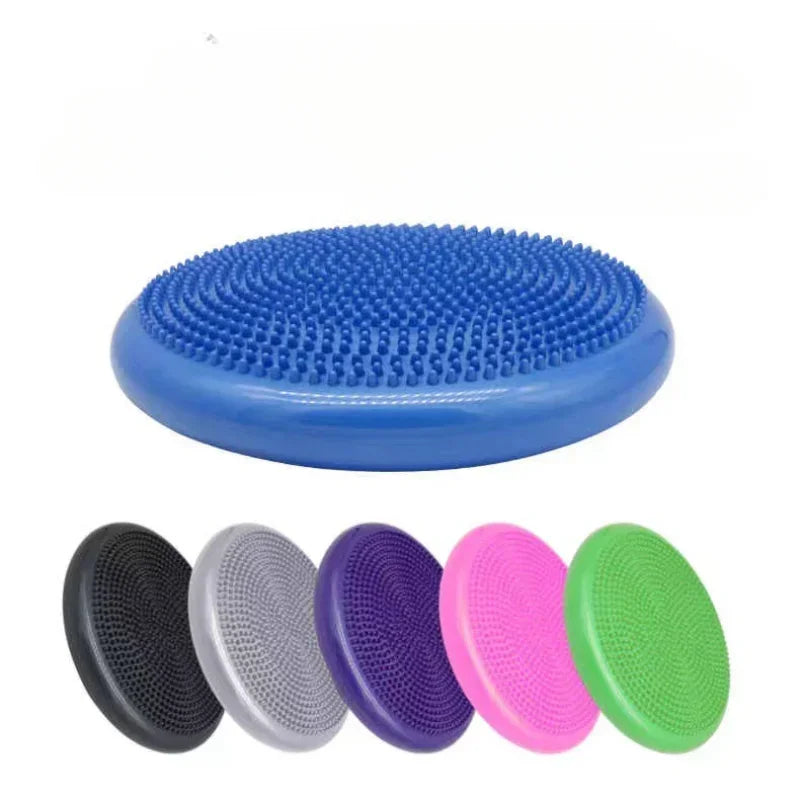 Yoga Balls Massage Pad Inflatable Stability Wobble Balance Disc Cushion Mat Fitness Exercise Training Ball bosu balance ball