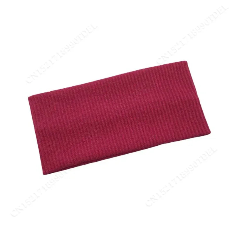 Elastic Solid Color Hair Bands for Women and Men Hairband Running Fitness Sports Yoga Headbands Girls Head Band Accessories