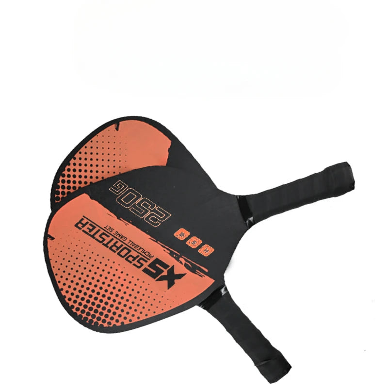 Pickleball paddle Wooden Pick racquet beach racquet set with ball outdoor sports fitness kit combination