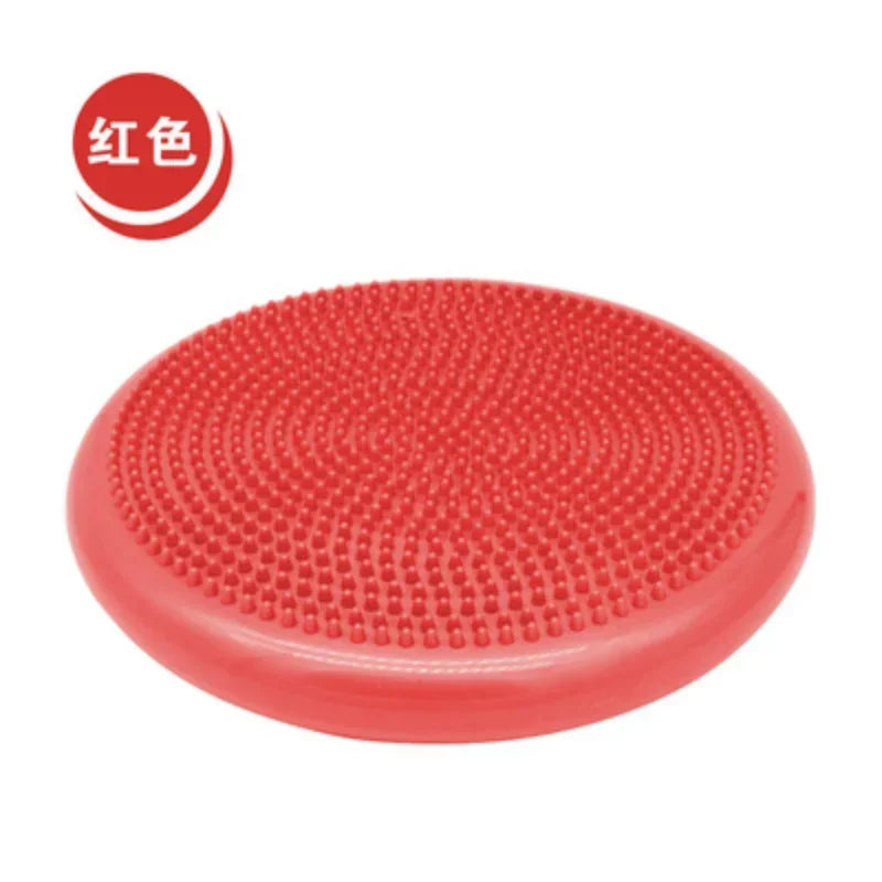 Yoga Balls Massage Pad Inflatable Stability Wobble Balance Disc Cushion Mat Fitness Exercise Training Ball bosu balance ball